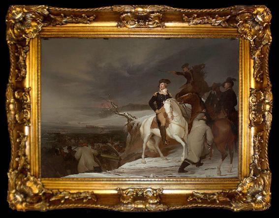framed  Thomas Sully The Passage of the Delaware, ta009-2